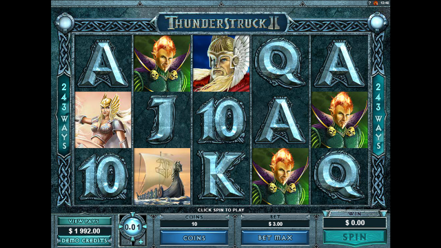 Игровой интерфейс Thunderstruck II 4